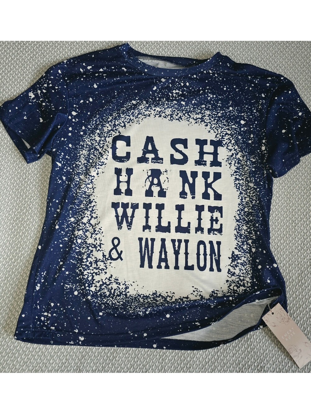 Cash Hank Willie and Waylon t-shirt, western, country women's size small NWT